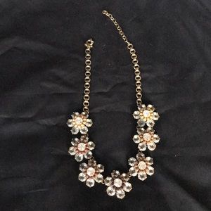 J Crew Floral Statement Neckace
